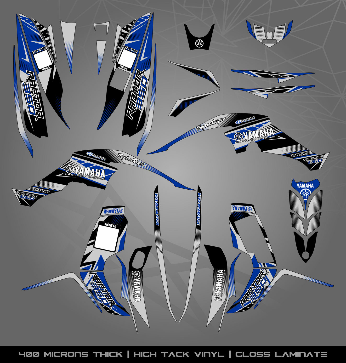 Full Sticker Kit for Yamaha Raptor 350