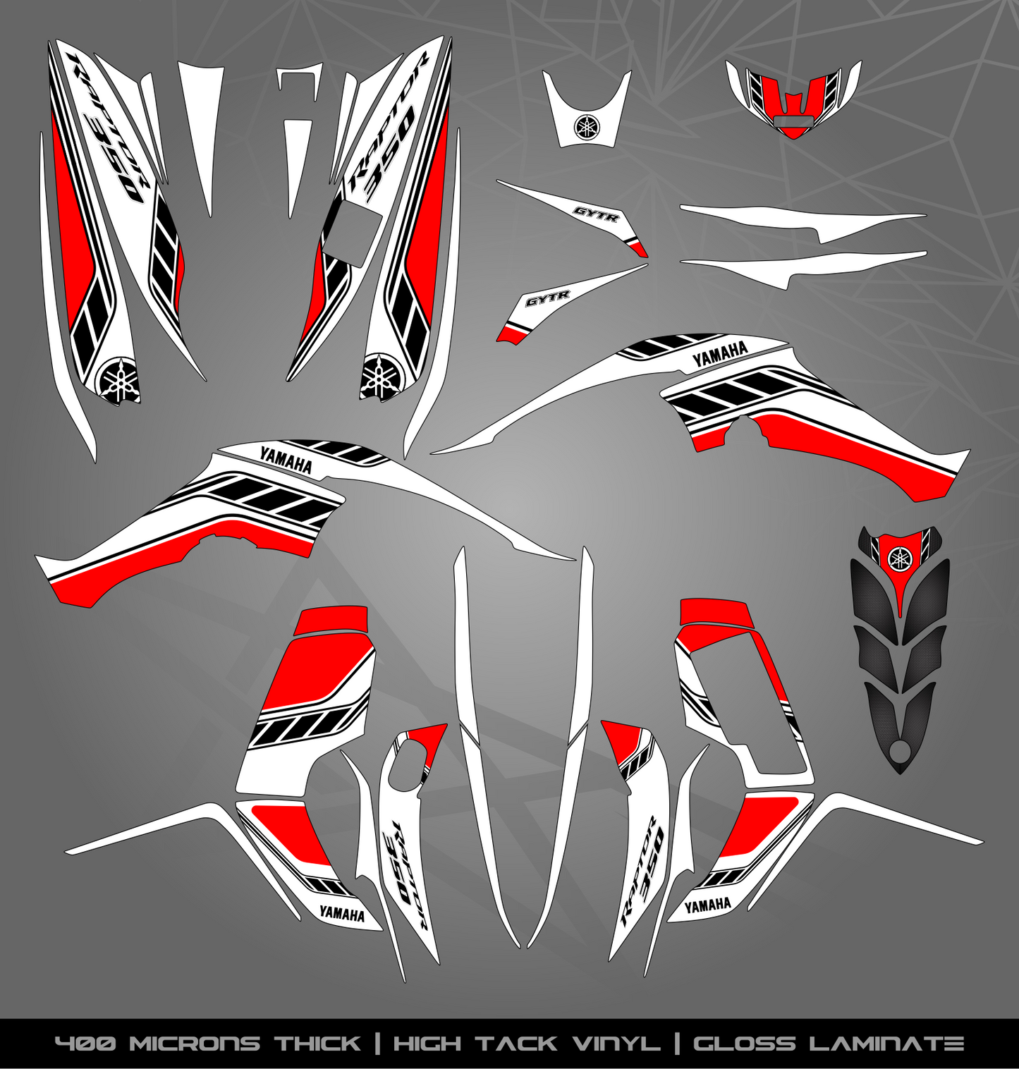 Full Sticker Kit for Yamaha Raptor 350