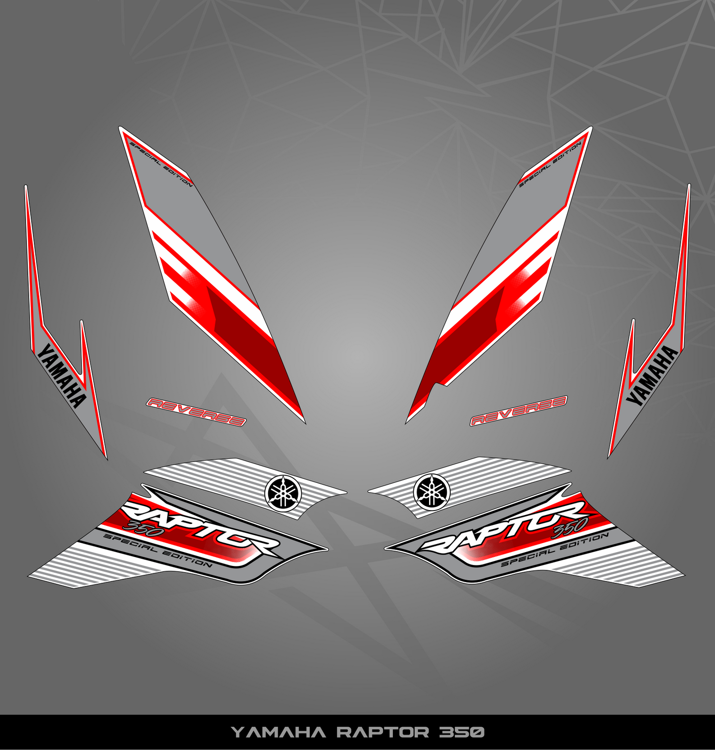 Partial Sticker Kit for Yamaha Raptor 350