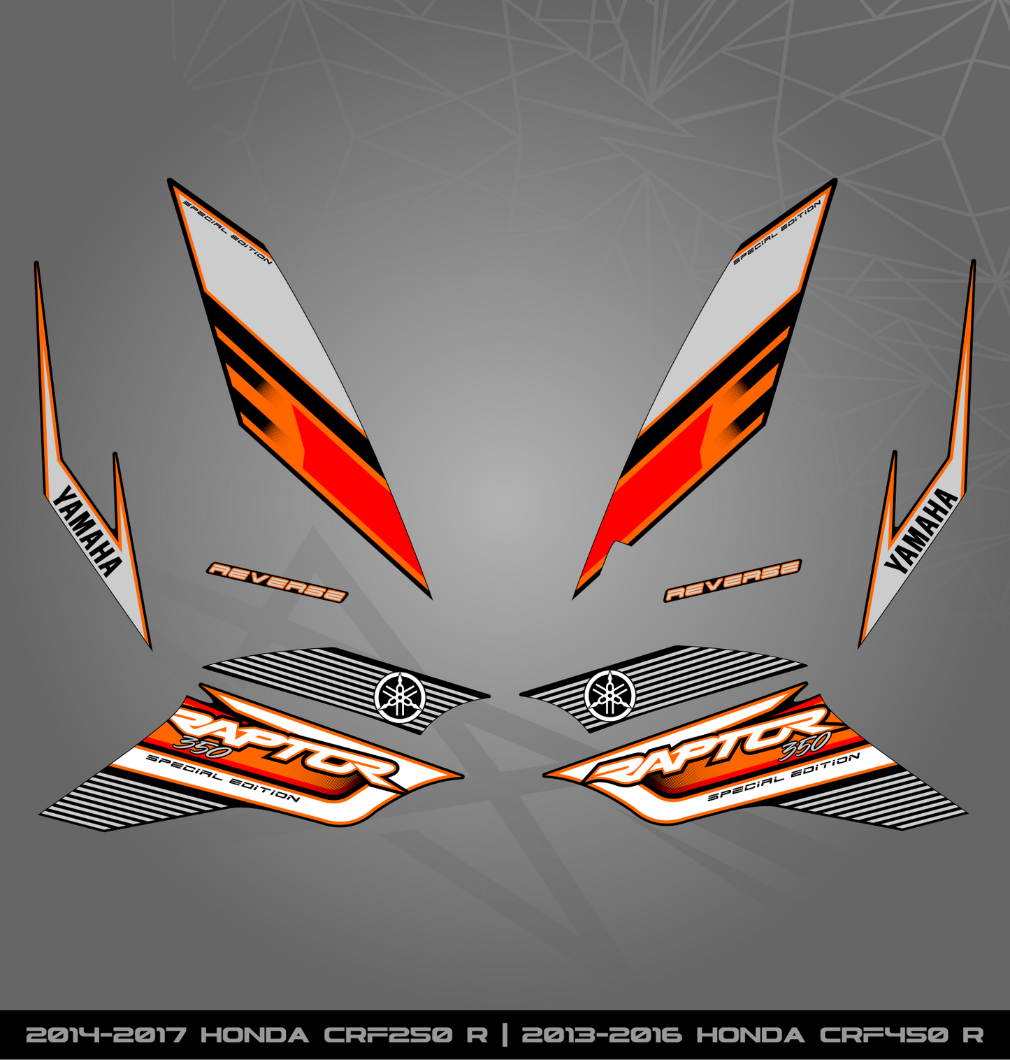 Partial Sticker Kit for Yamaha Raptor 350