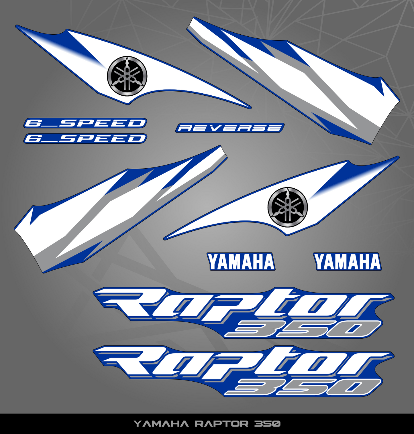Partial Sticker Kit for Yamaha Raptor 350