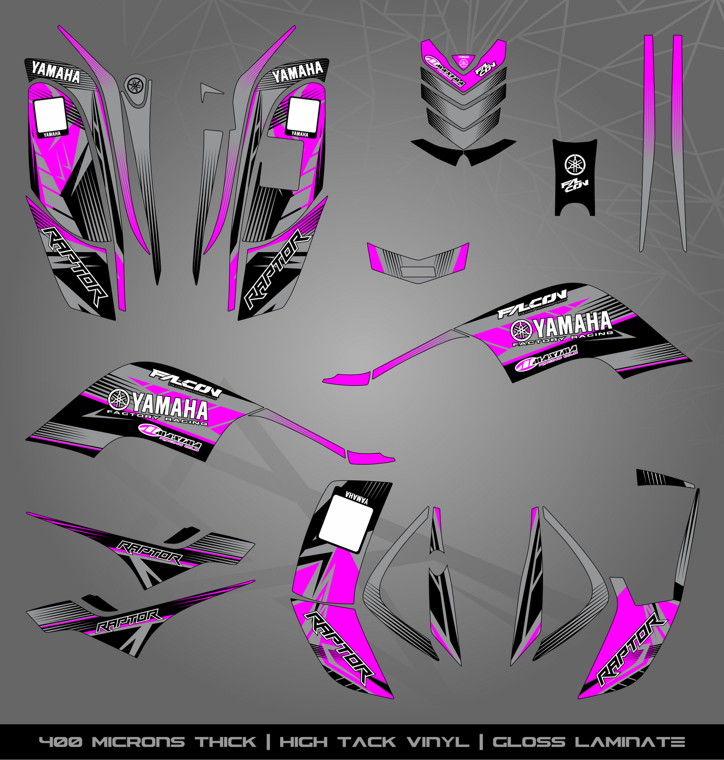 Full Sticker Kit for Yamaha Raptor 50
