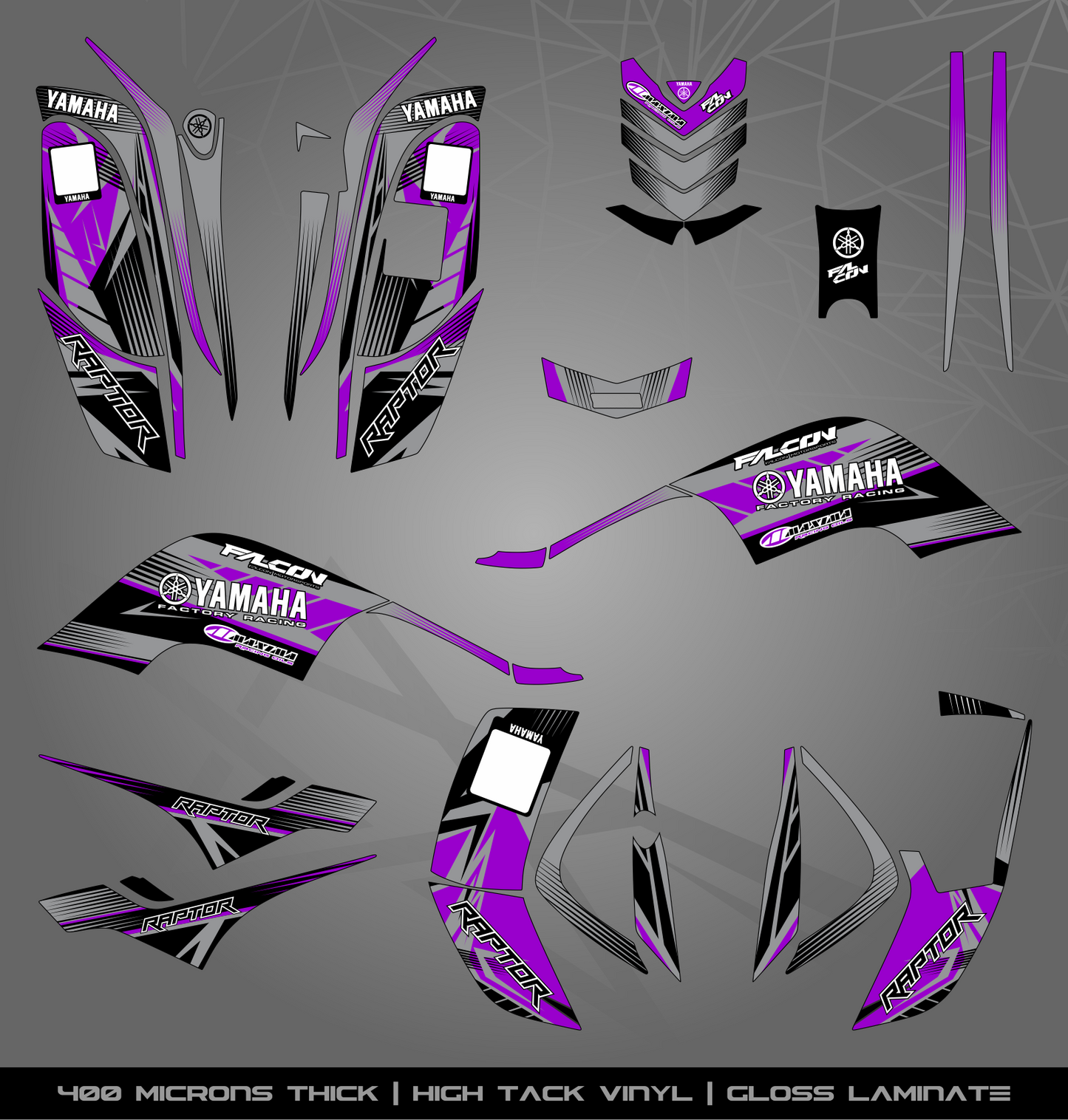 Full Sticker Kit for Yamaha Raptor 50