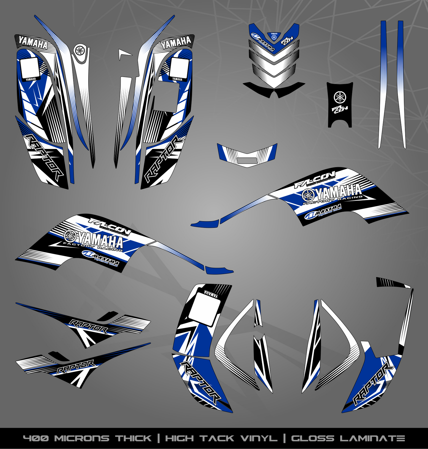 Full Sticker Kit for Yamaha Raptor 50