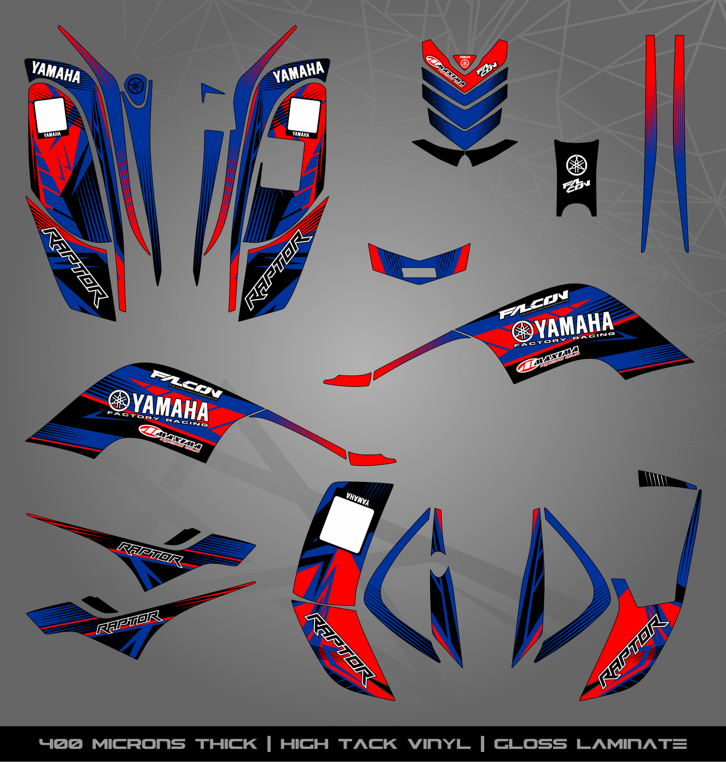 Full Sticker Kit for Yamaha Raptor 50