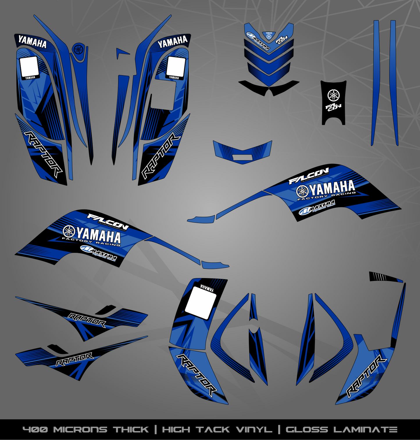 Full Sticker Kit for Yamaha Raptor 50