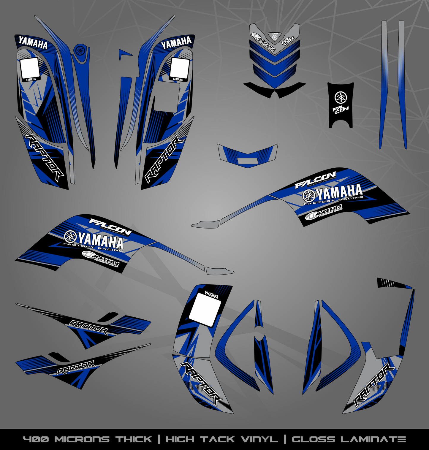 Full Sticker Kit for Yamaha Raptor 50