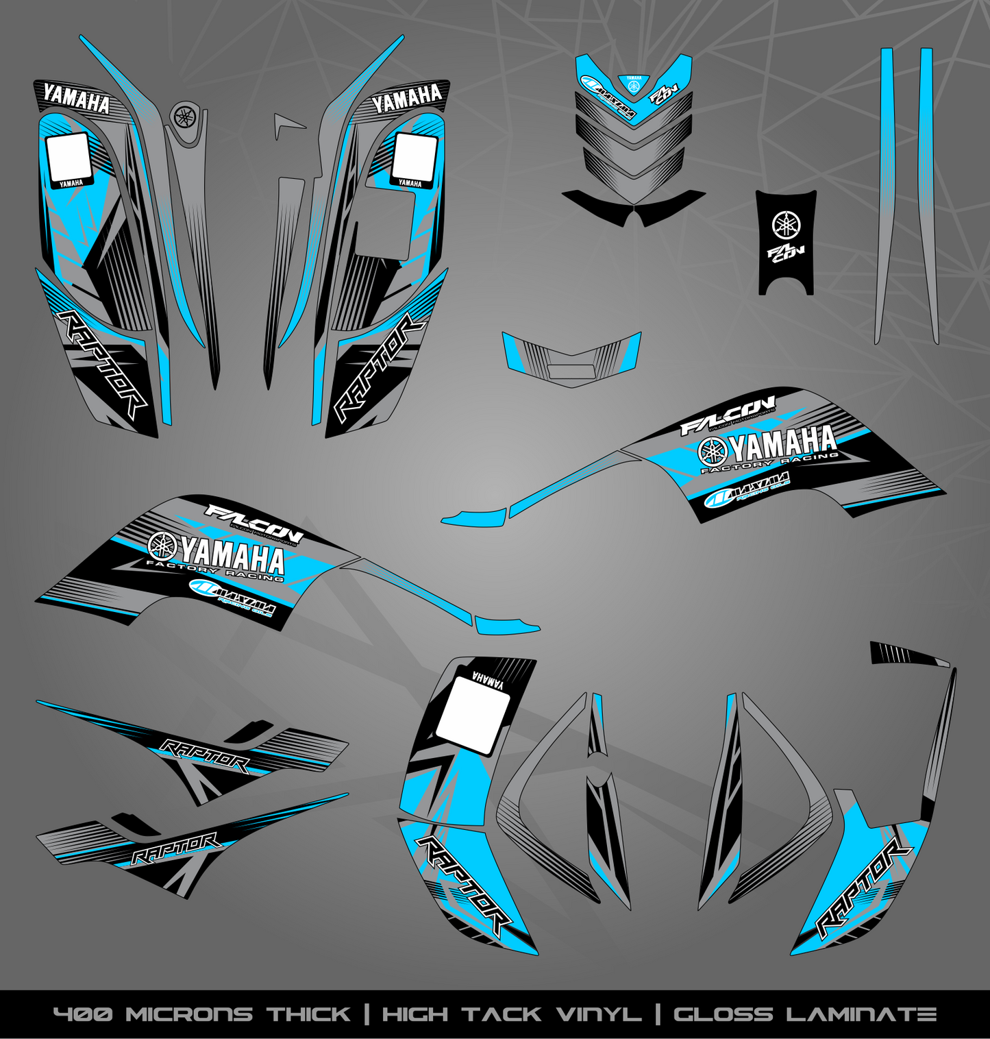 Full Sticker Kit for Yamaha Raptor 50