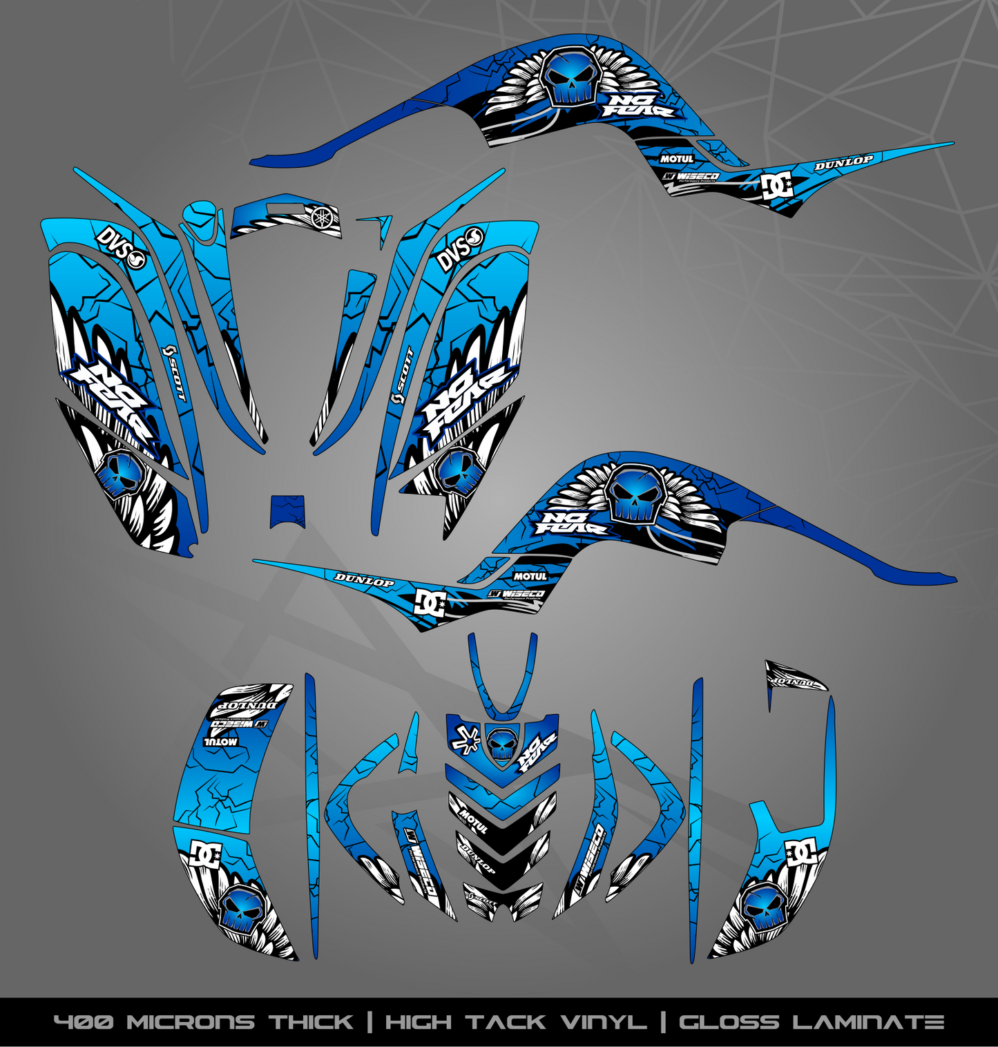 Full Sticker Kit for Yamaha Raptor 660 R