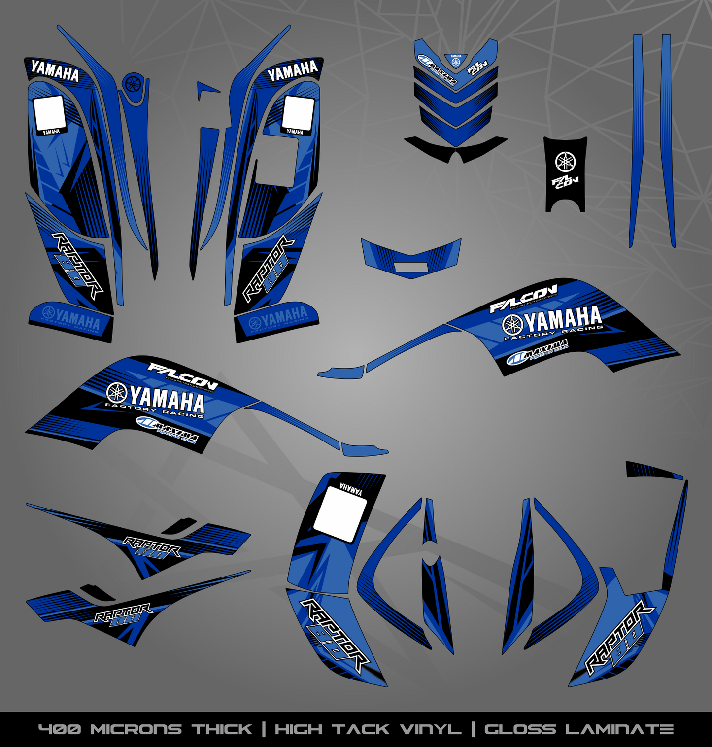 Full Sticker Kit for Yamaha Raptor 80