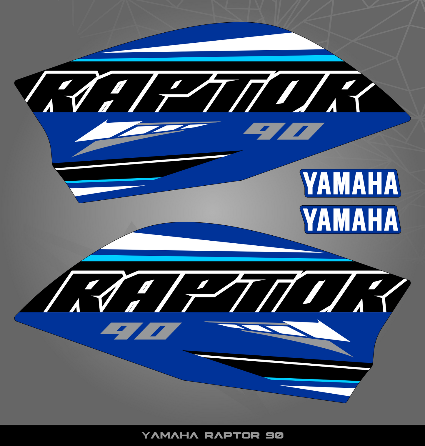 Partial Sticker Kit for Yamaha Raptor 90