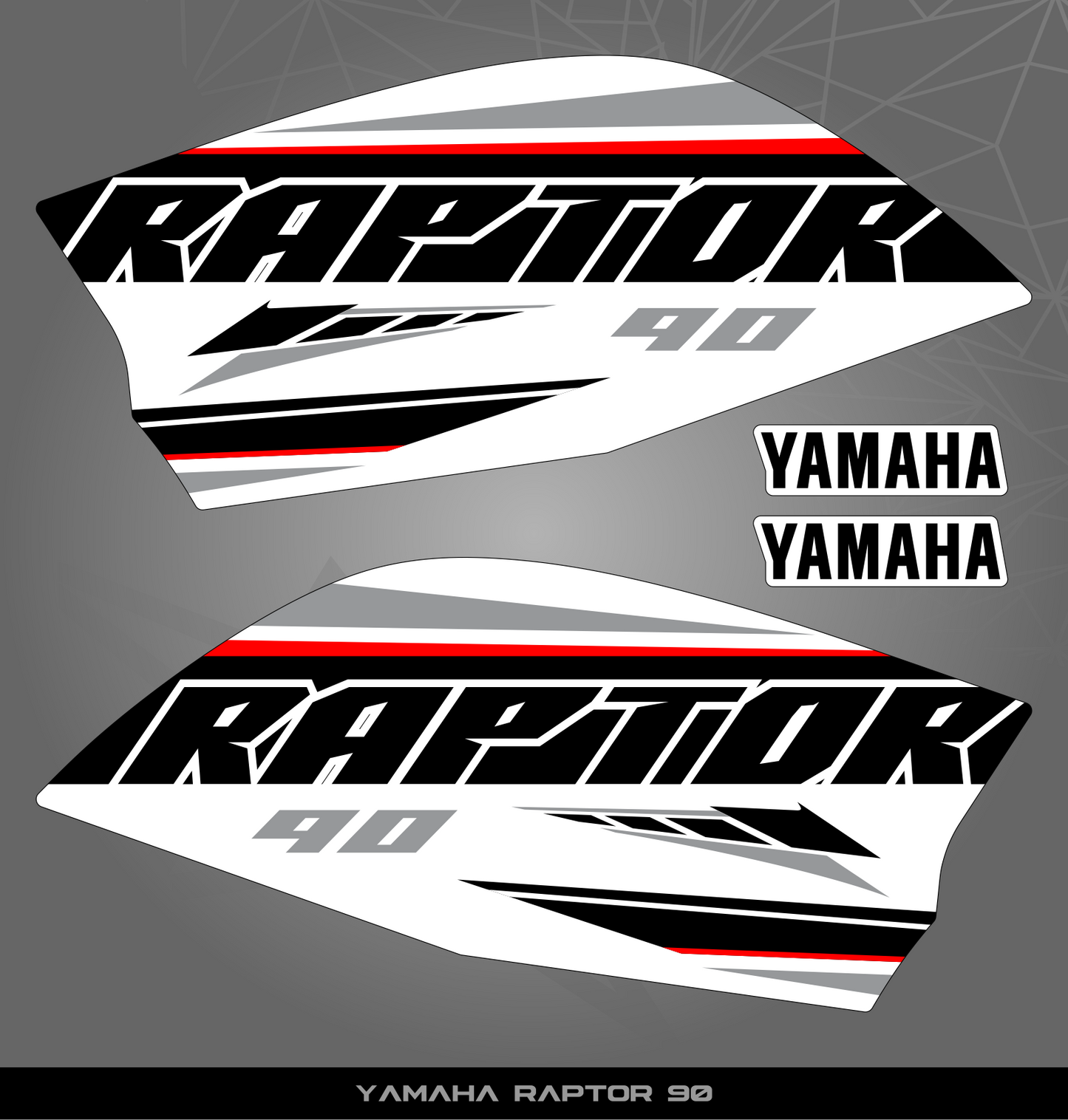 Partial Sticker Kit for Yamaha Raptor 90