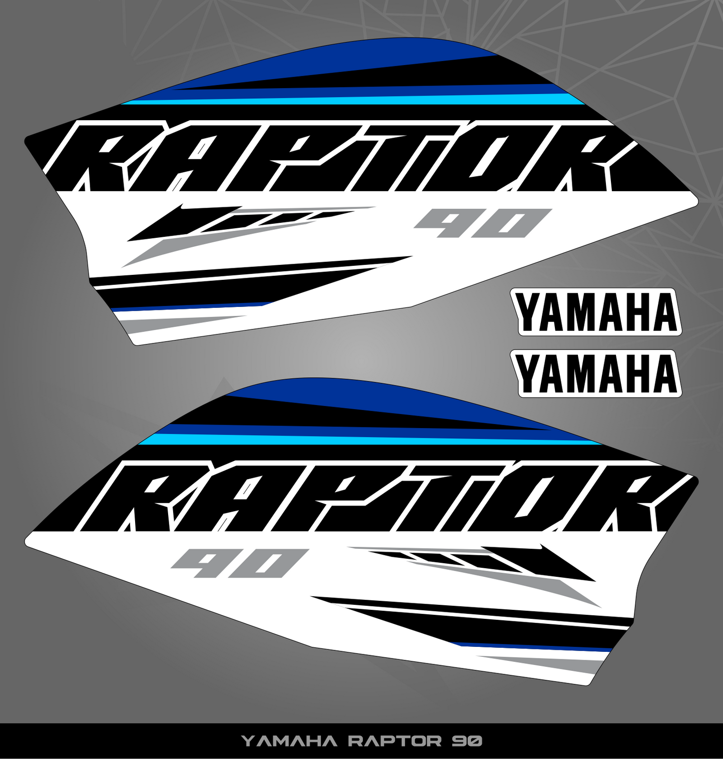 Partial Sticker Kit for Yamaha Raptor 90