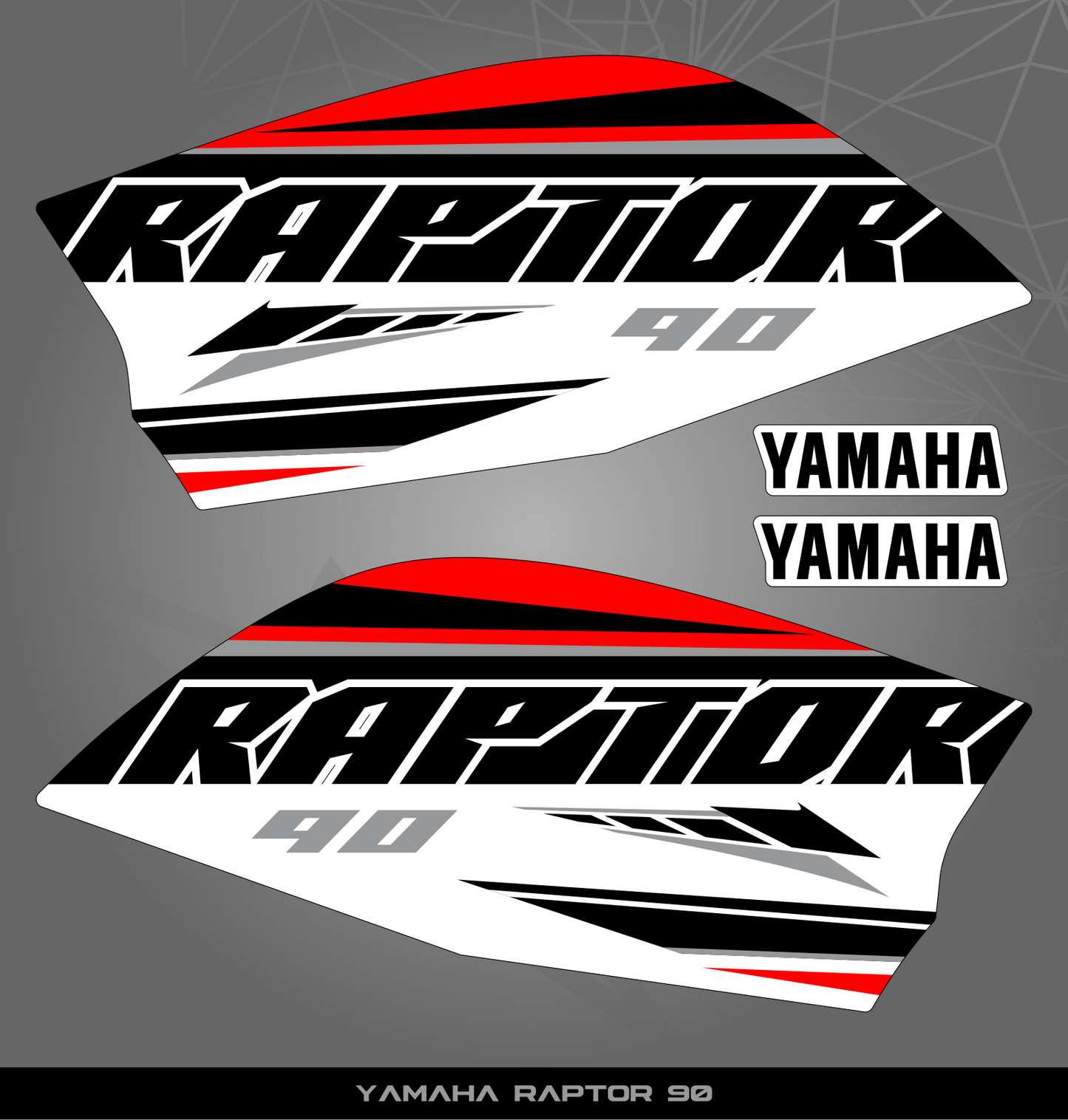 Partial Sticker Kit for Yamaha Raptor 90