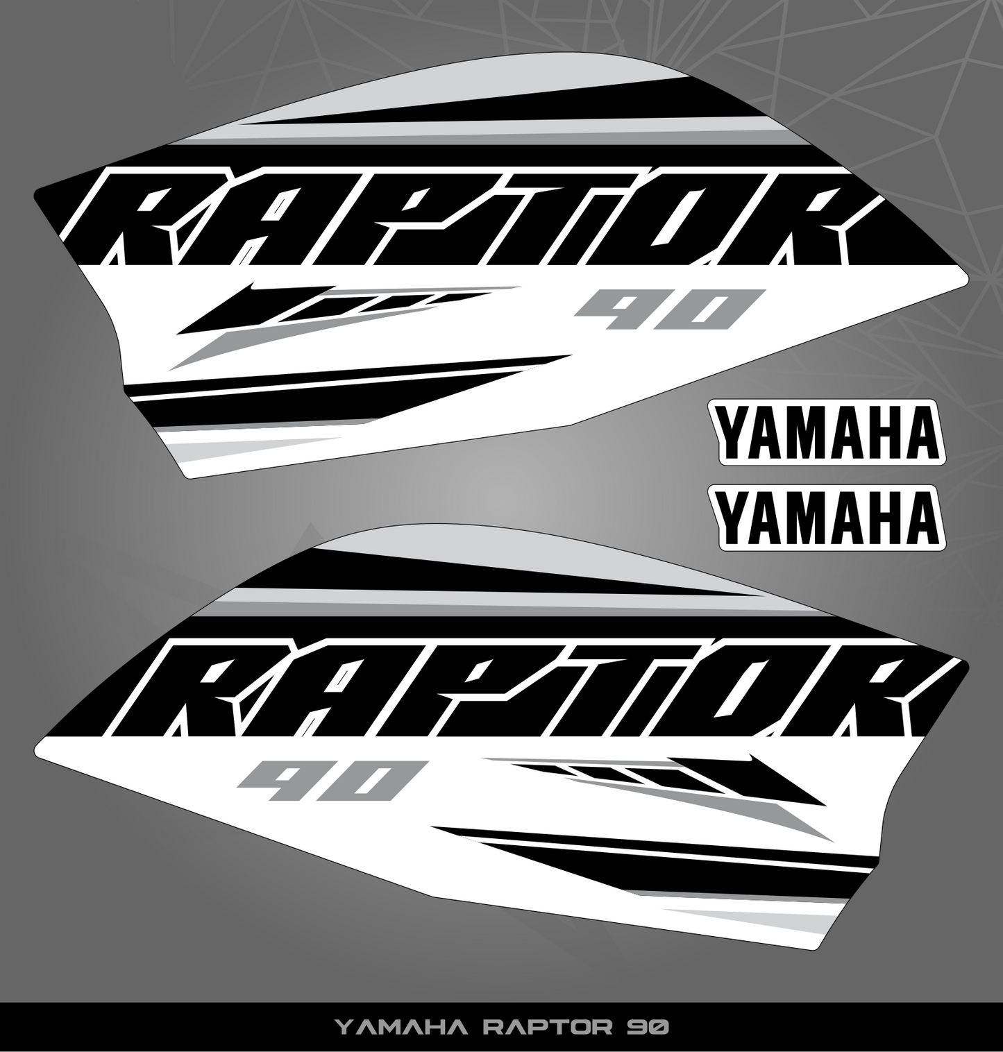 Partial Sticker Kit for Yamaha Raptor 90