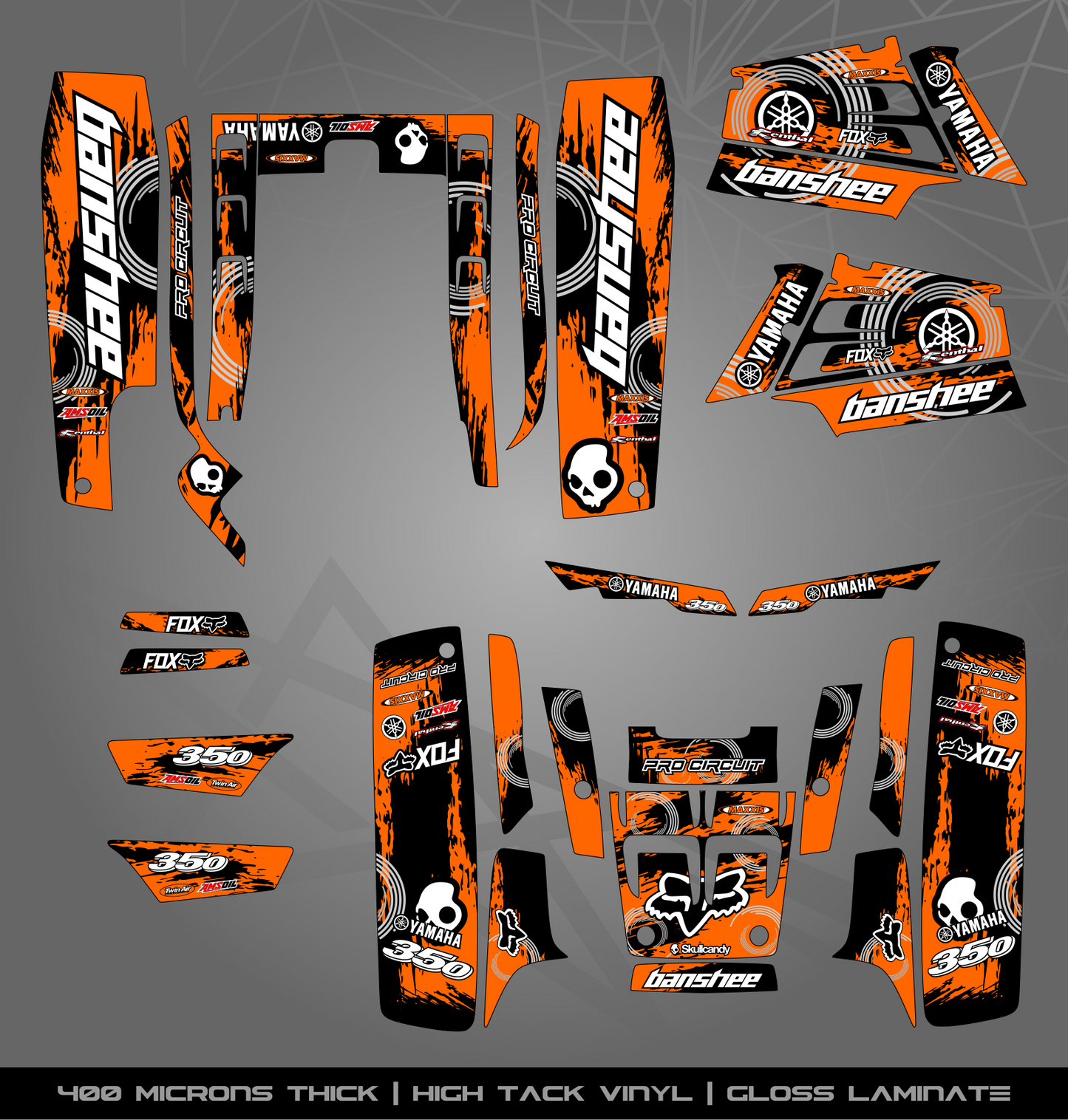 Full Sticker Kit for Yamaha Banshee 350