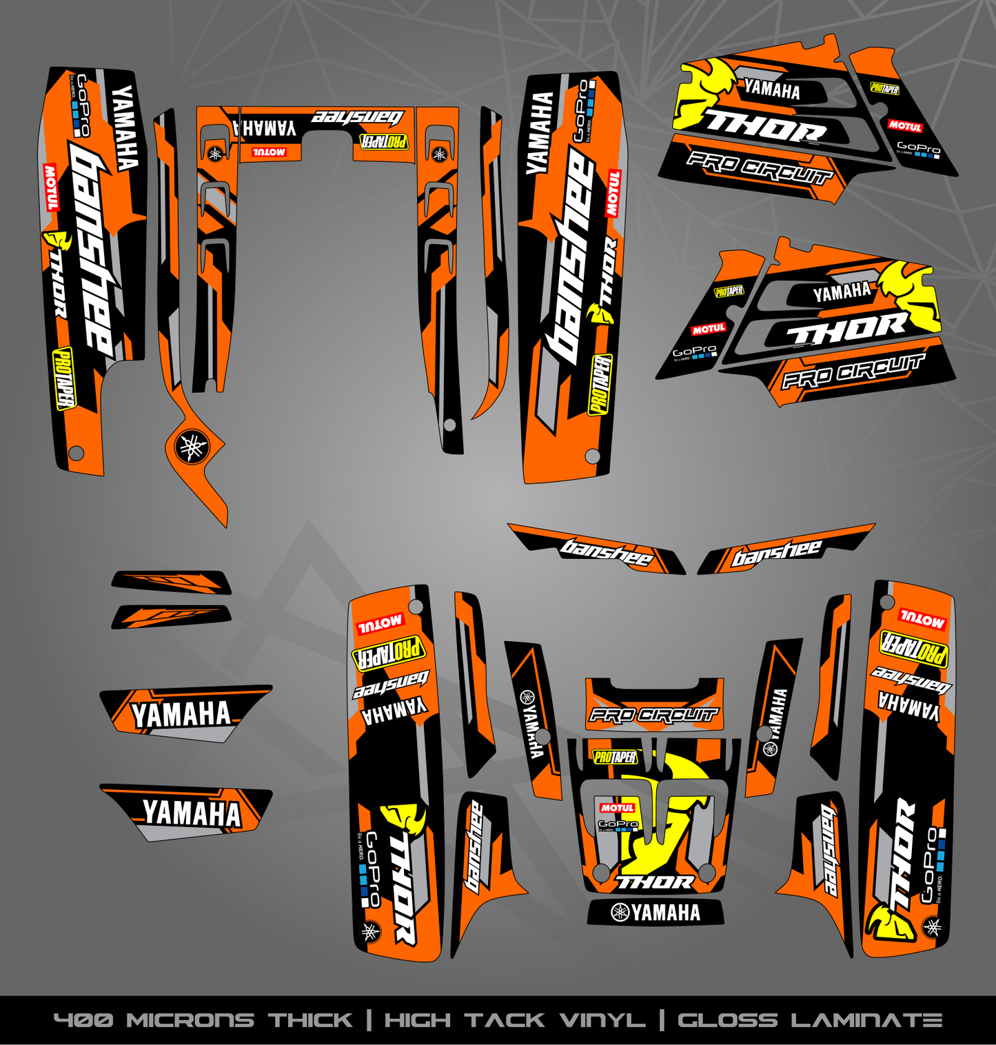 Full Sticker Kit for Yamaha Banshee 350