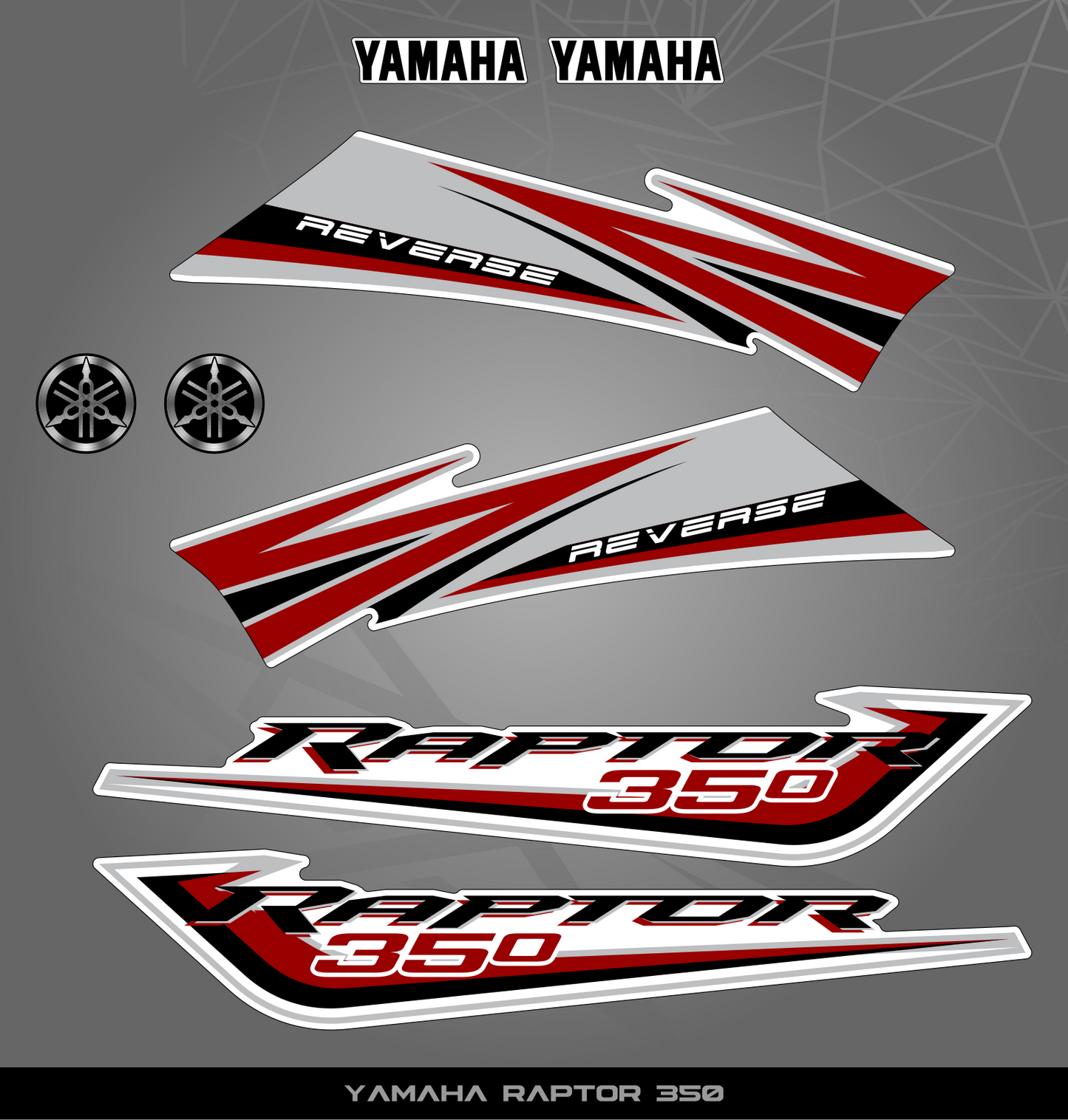 Partial Sticker Kit for Yamaha Raptor 350