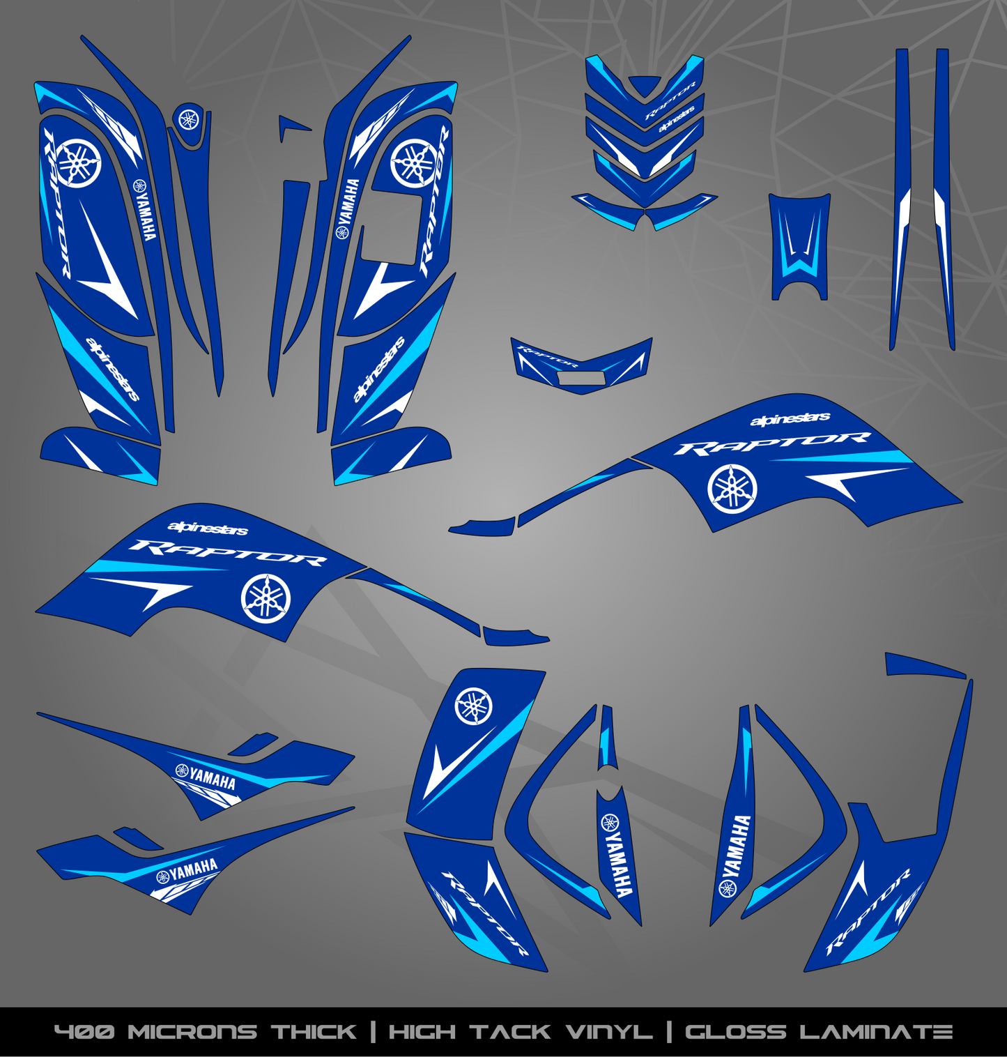 Full Sticker Kit for Yamaha Raptor 80