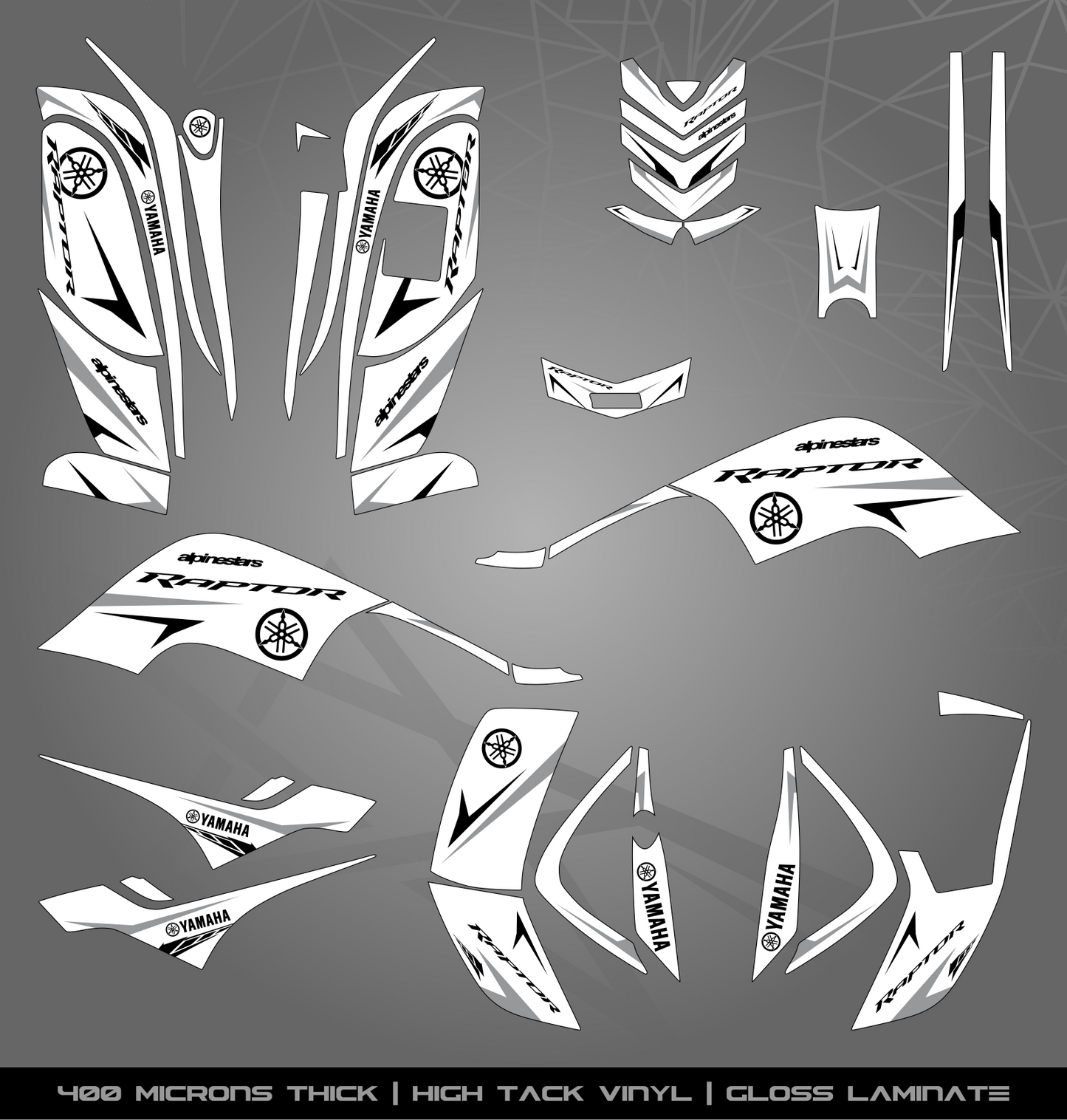 Full Sticker Kit for Yamaha Raptor 80