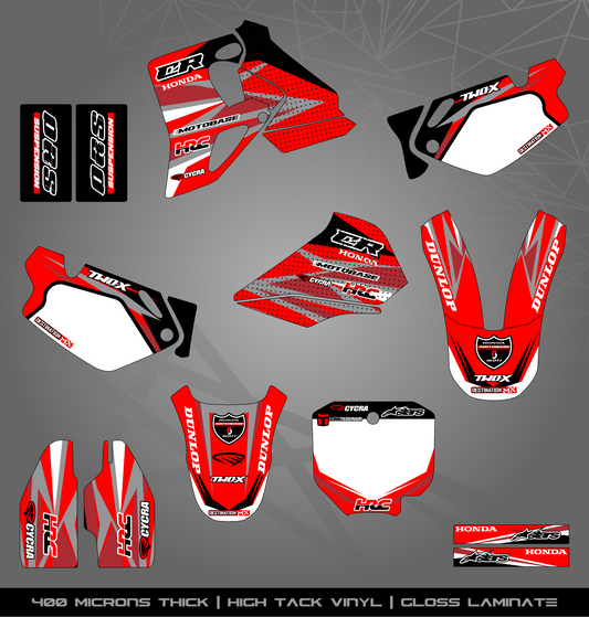 Full Sticker Kit for Honda MX bike