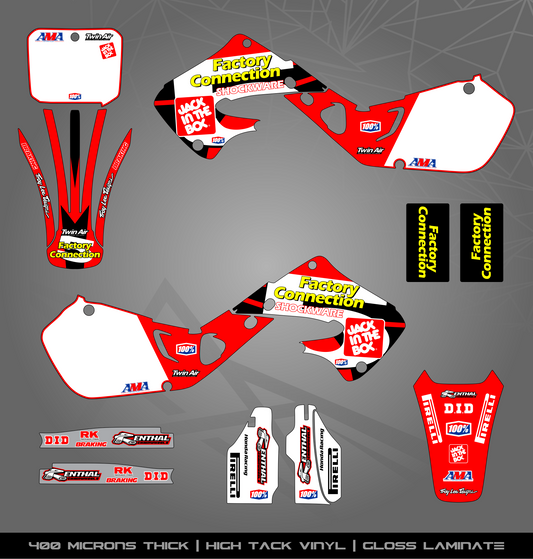 Full Sticker Kit for Honda MX bike