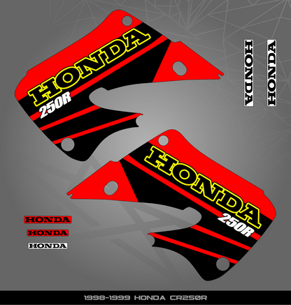 Partial Sticker Kit for Honda CR 125R (1997-1999) | CR 250R (1998-1999)
