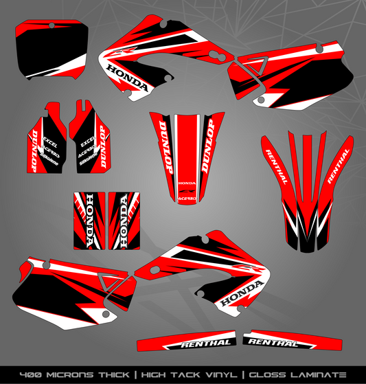 Full Sticker Kit for Honda MX bike