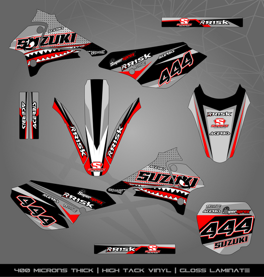 Full Sticker Kit for Suzuki DRZ 125 (2001-2007)
