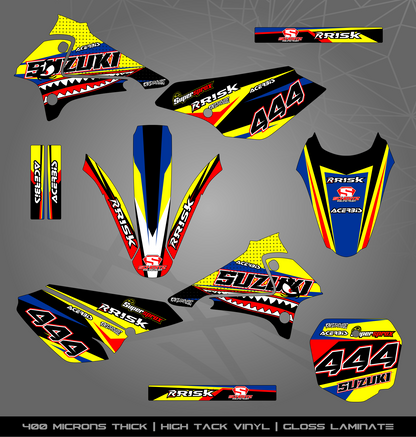 Full Sticker Kit for Suzuki DRZ 125 (2001-2007)