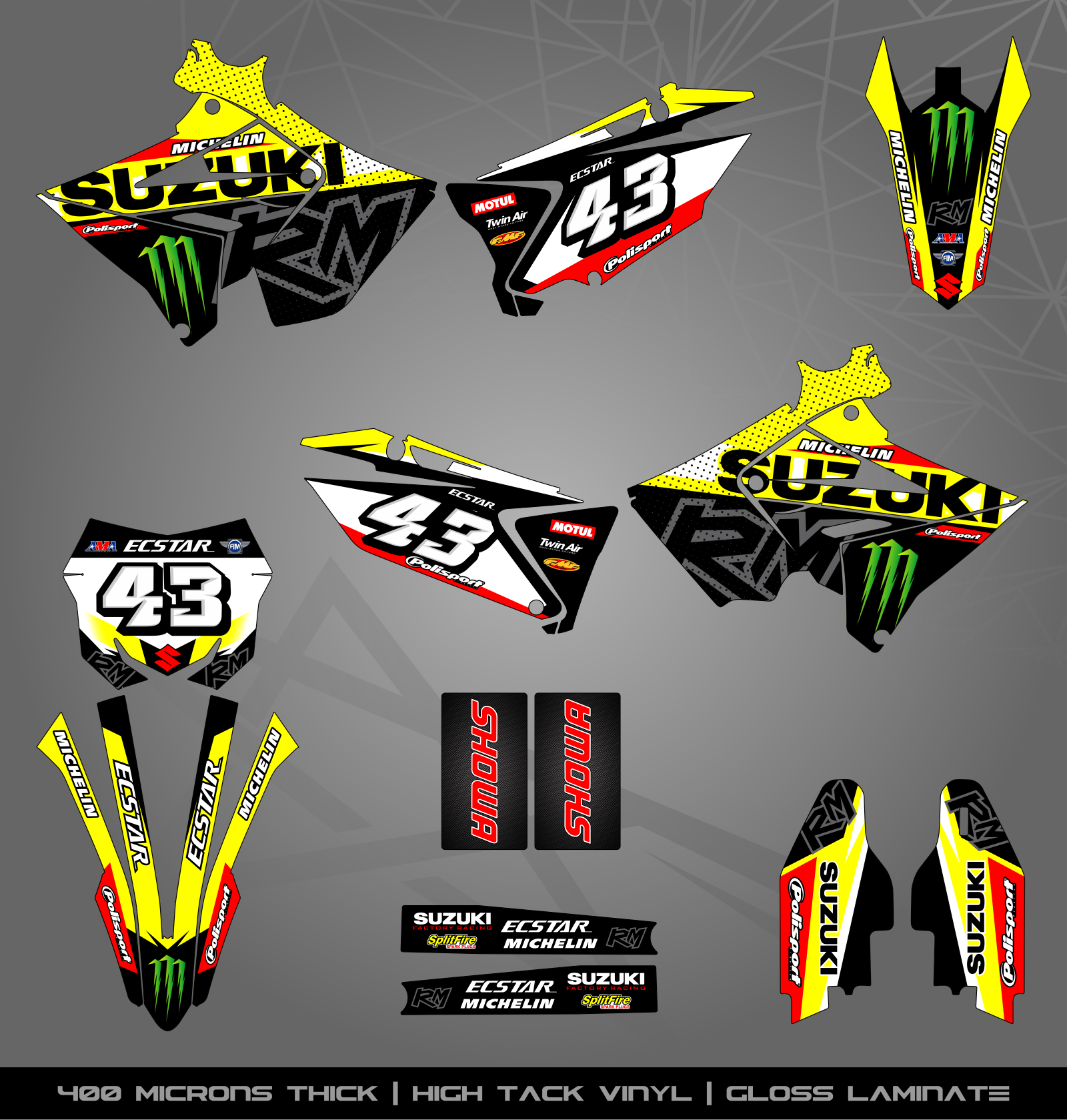 Suzuki MX bikes – STICKER KITS SOUTH AFRICA