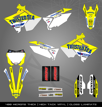 Full Sticker Kit for Suzuki MX bike