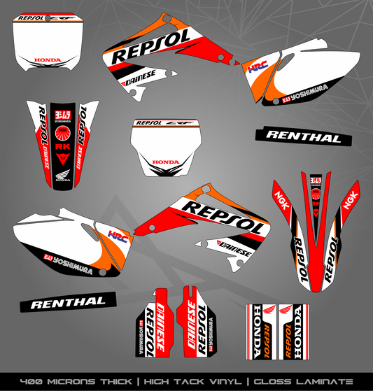 Full Sticker Kit for Honda MX bike