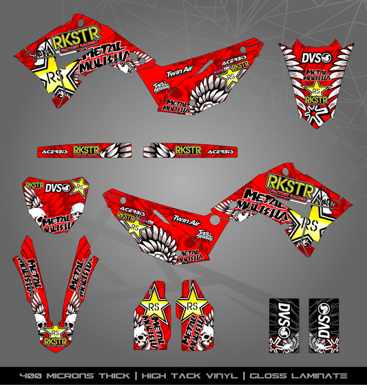 Full Sticker Kit for Honda MX bike