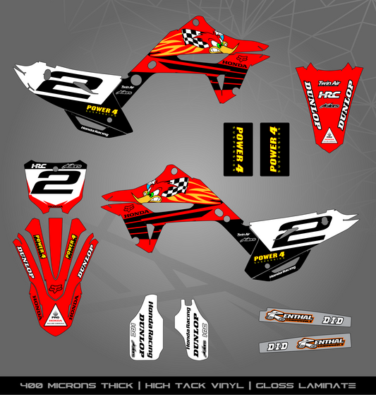 Full Sticker Kit for Honda MX bike