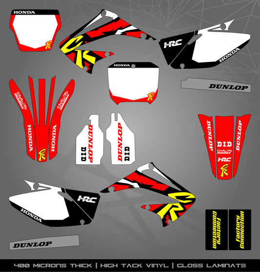 Full Sticker Kit for Honda MX bike