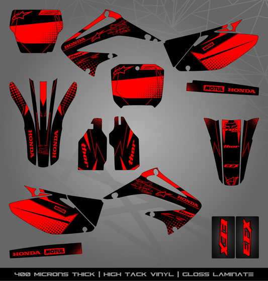 Full Sticker Kit for Honda MX bike