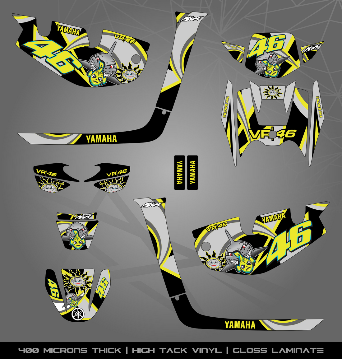 Full Sticker Kit for Yamaha BWS 100 2T (2002-2011) – STICKER KITS SOUTH ...