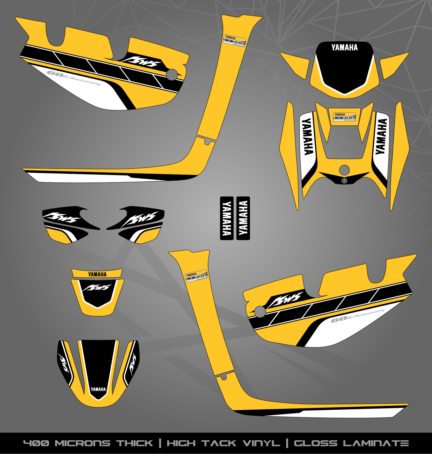 Full Sticker Kit for Yamaha BWS 100 2T (2002-2011)