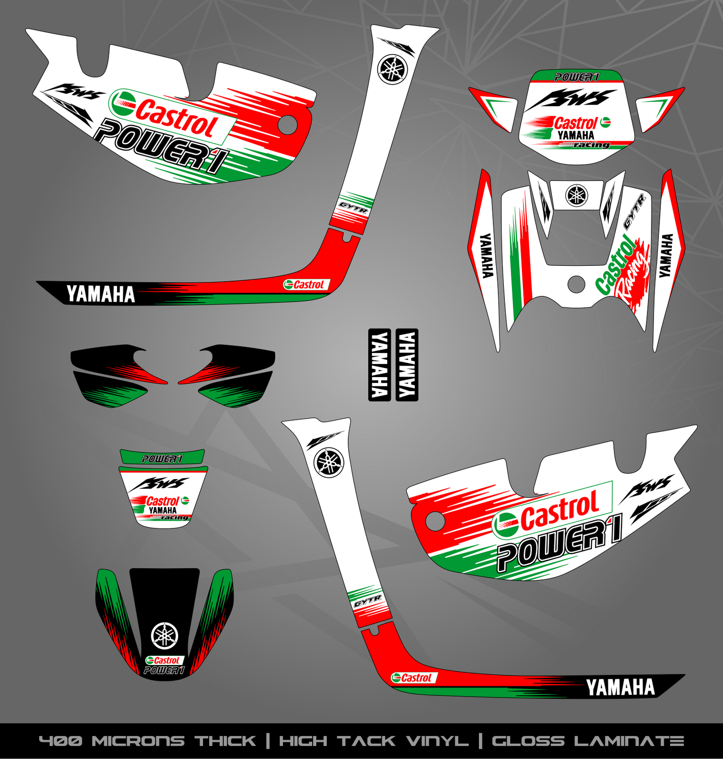 Full Sticker Kit for Yamaha BWS 100 2T (2002-2011)