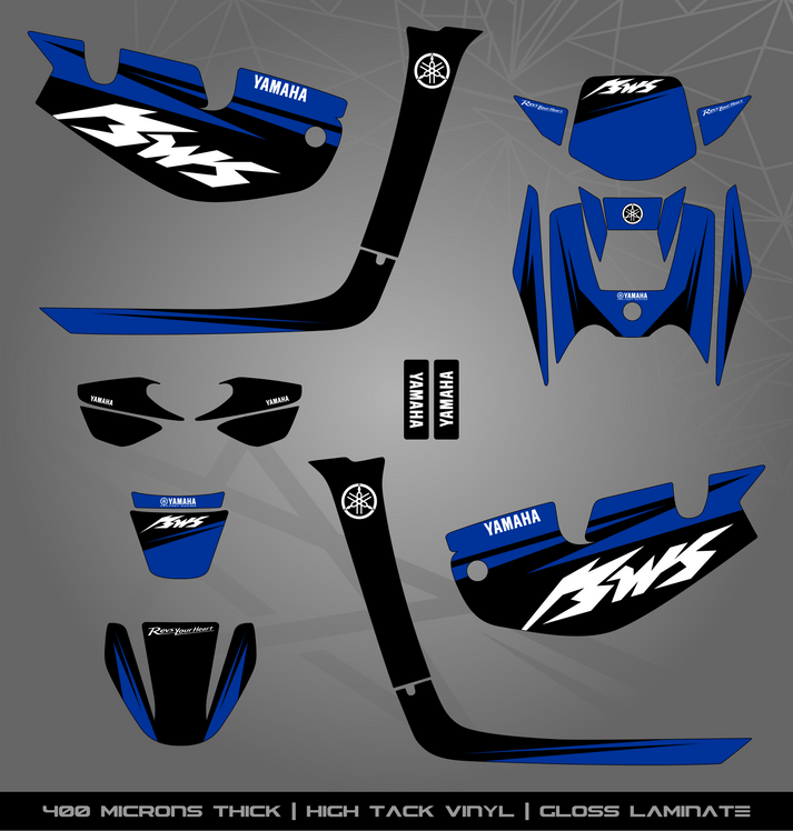 Full Sticker Kit for Yamaha BWS 100 2T (2002-2011) – STICKER KITS SOUTH ...