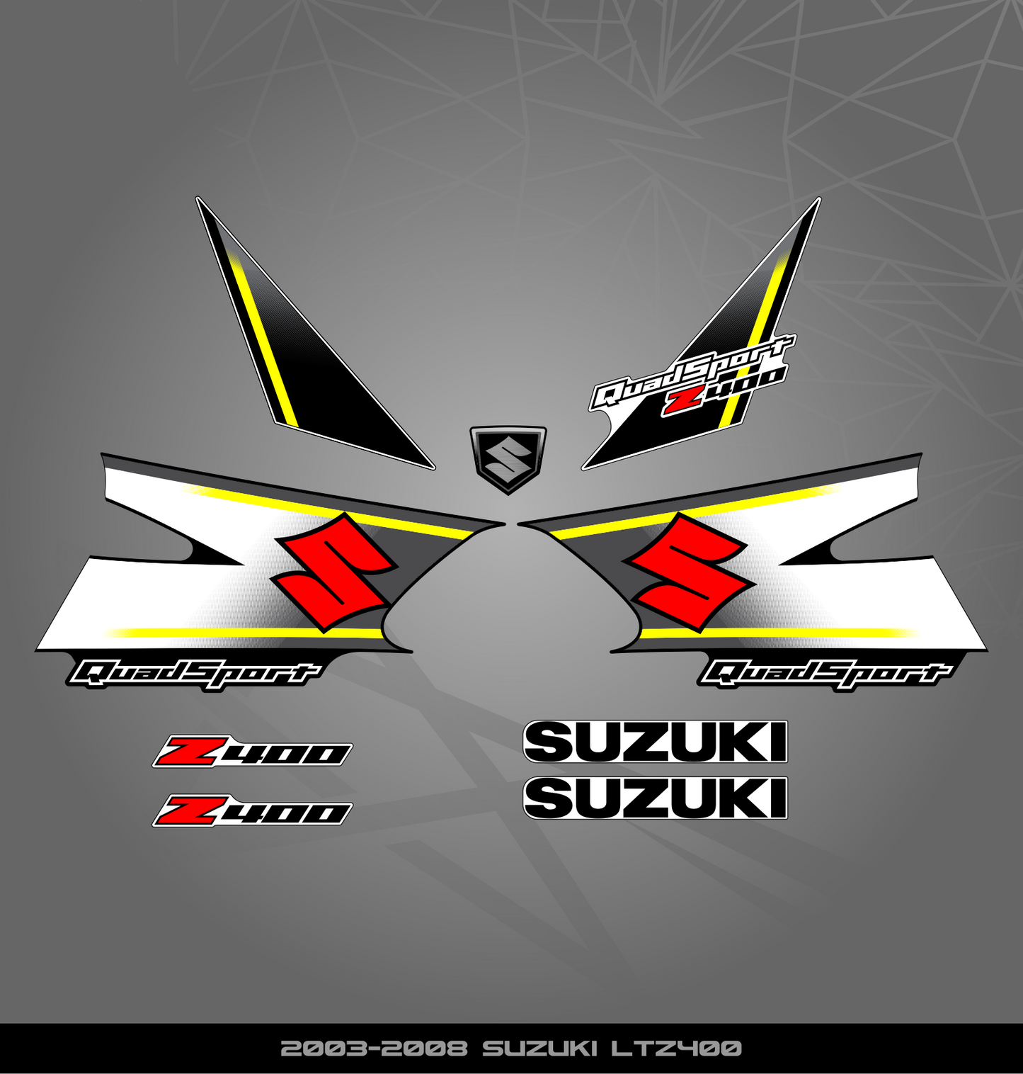Partial Sticker Kit for Suzuki LTZ 400 (2003-2008)
