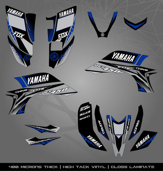 Full Sticker Kit for Yamaha YFZ 450 (2003-2008)