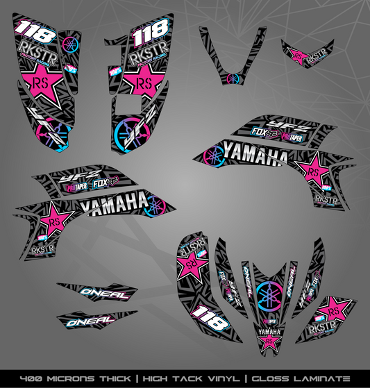 Full Sticker Kit for Yamaha YFZ 450 (2003-2008)