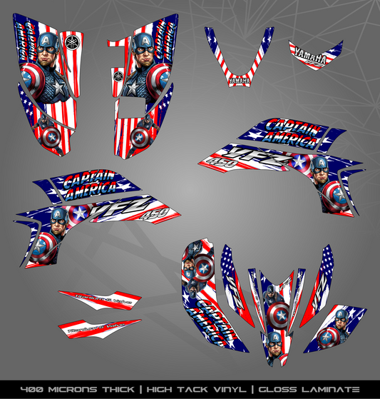 Full Sticker Kit for Yamaha YFZ 450 (2003-2008)