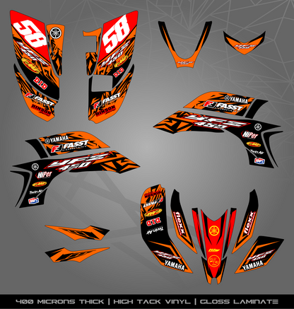 Full Sticker Kit for Yamaha YFZ 450 (2003-2008)