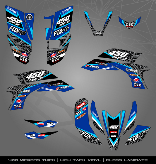 Full Sticker Kit for Yamaha YFZ 450 (2003-2008)