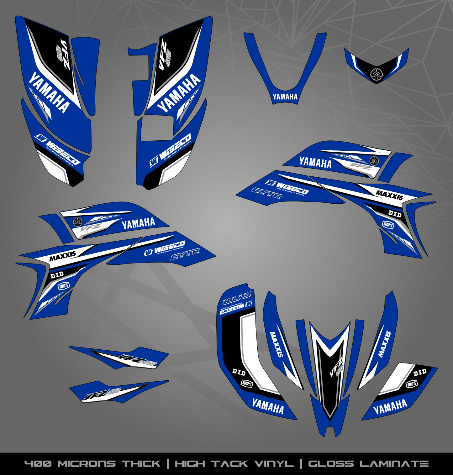 Full Sticker Kit for Yamaha YFZ 450 (2003-2008)