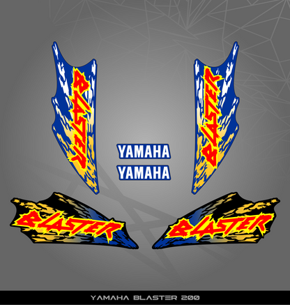 Partial Sticker Kit for Yamaha Blaster 200 (2003-2006)