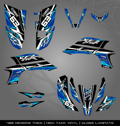 Full Sticker Kit for Yamaha YFZ 450 (2003-2008)